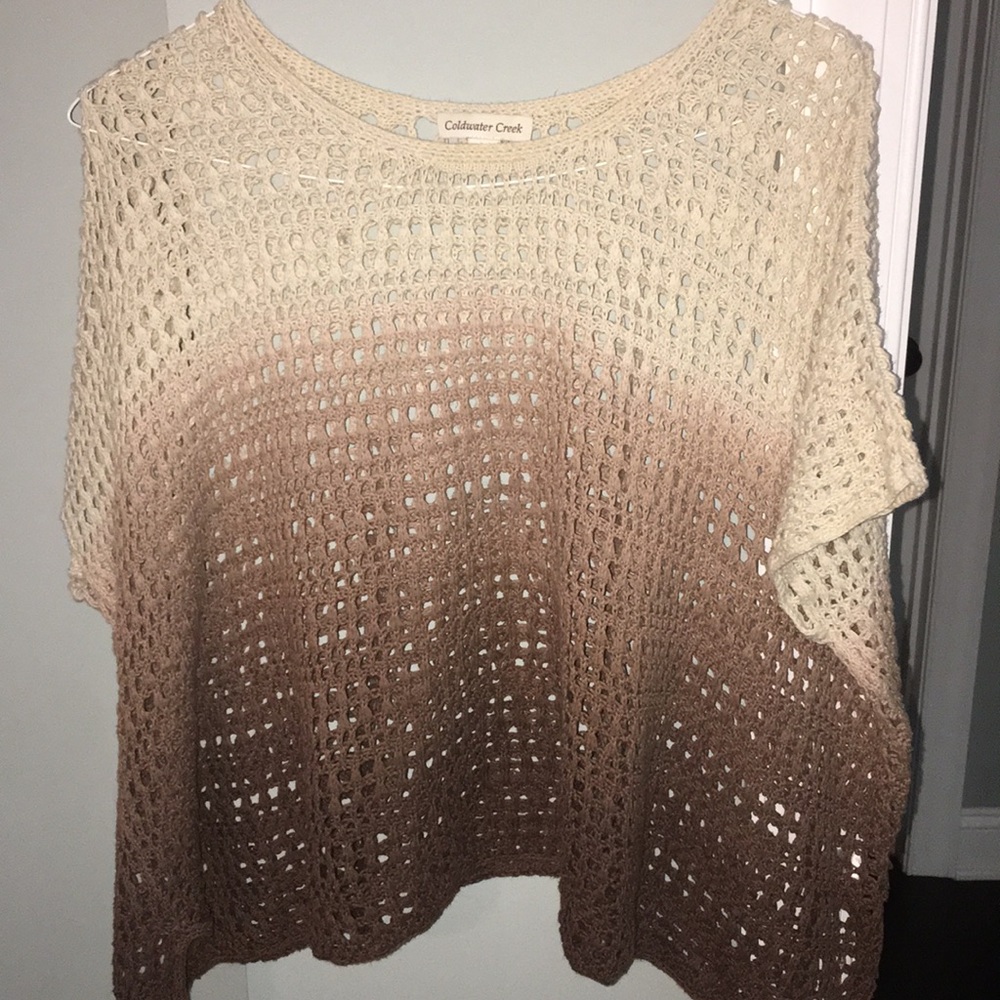 Over sized knit top